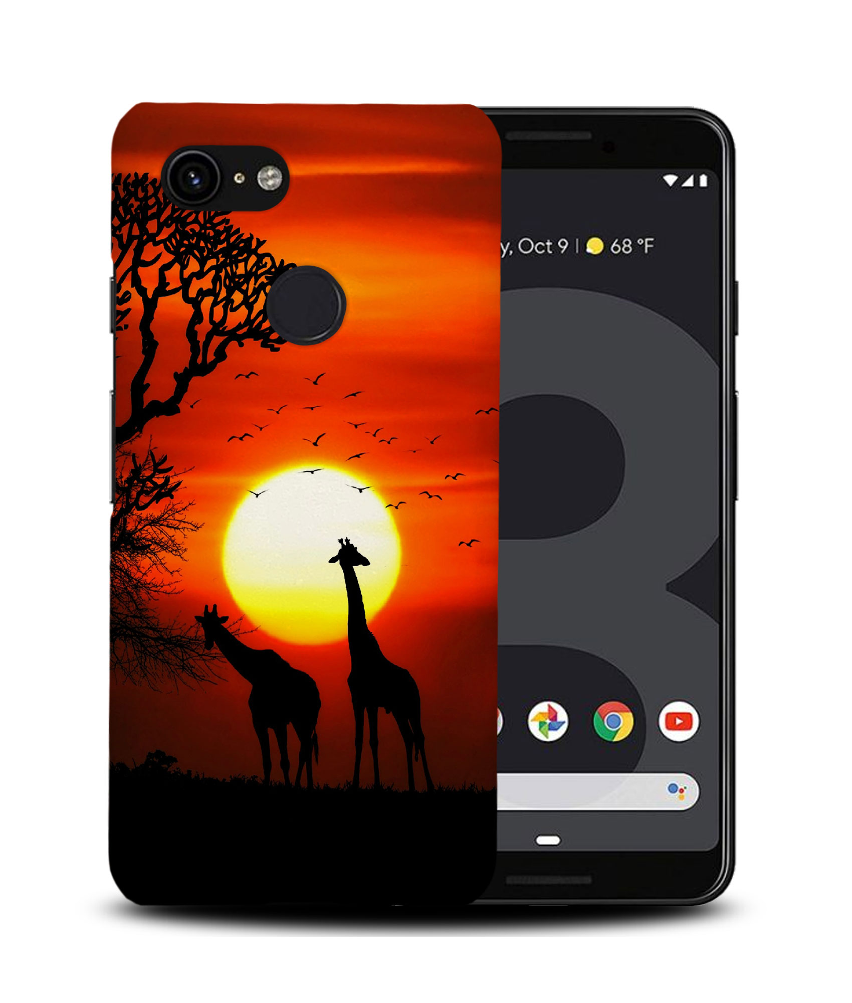 FUNDA PARA GOOGLE PIXEL|HERMOSA JIRAFA AL ATARDECER - Imagen 7 de 11