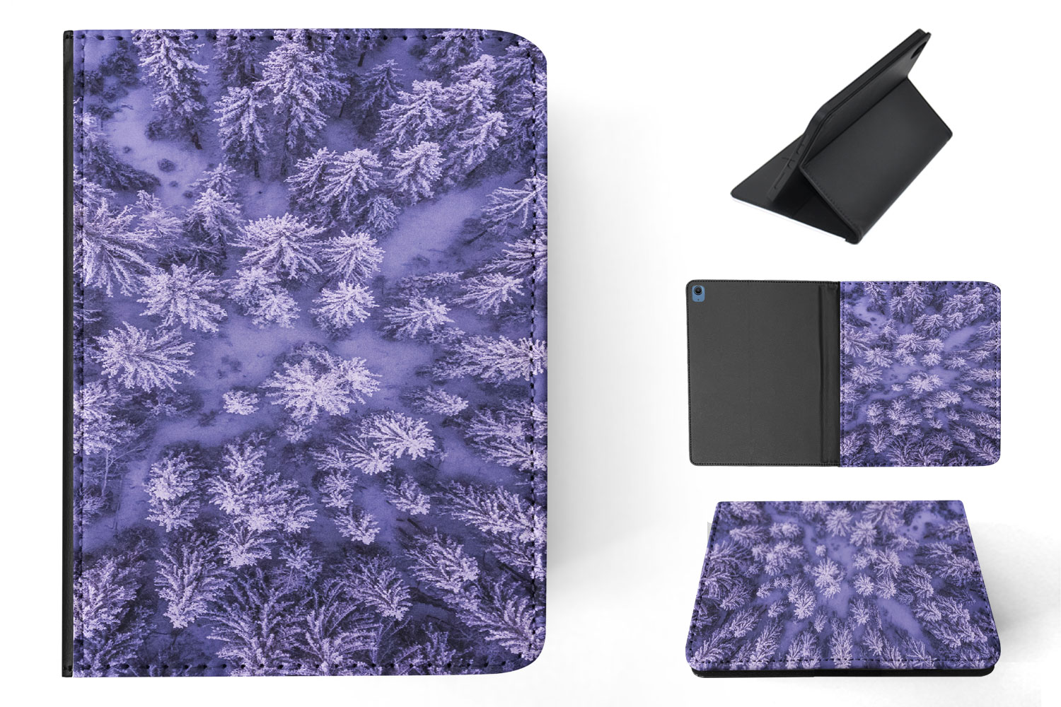 CASE COVER FOR APPLE IPAD|COOL PURPLE TREES TOP DOWN VIEW - 第 11/55 張圖片