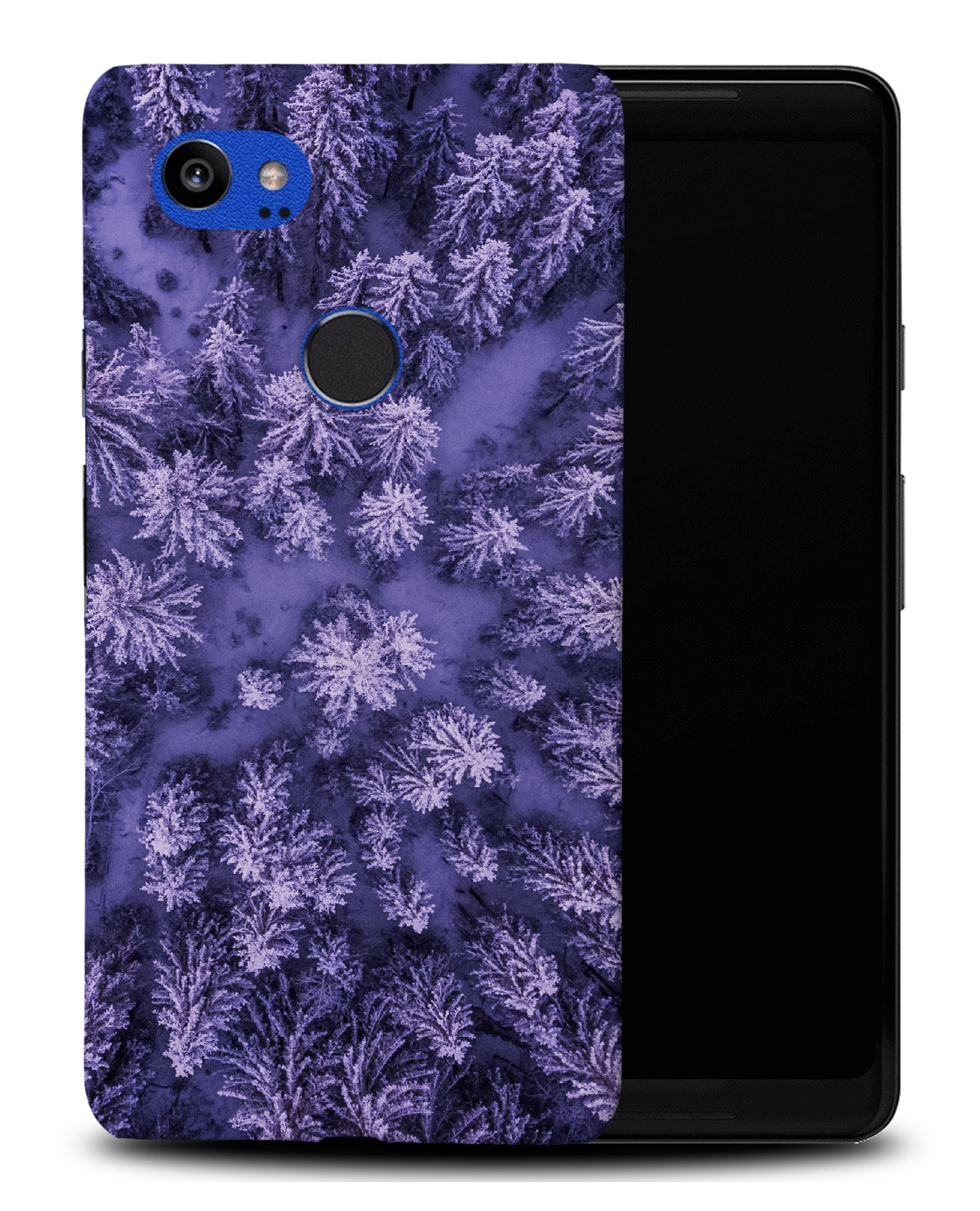 CASE COVER FOR GOOGLE PIXEL|COOL PURPLE TREES TOP DOWN VIEW - Picture 8 of 11