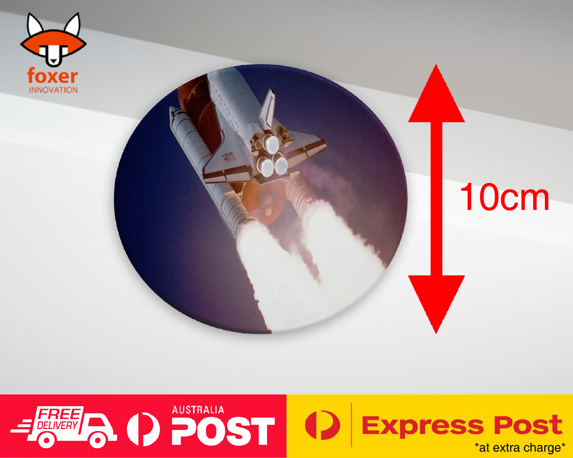 COASTER COFFEE DRINKING MAT|SPACE ROCKET LAUNCH