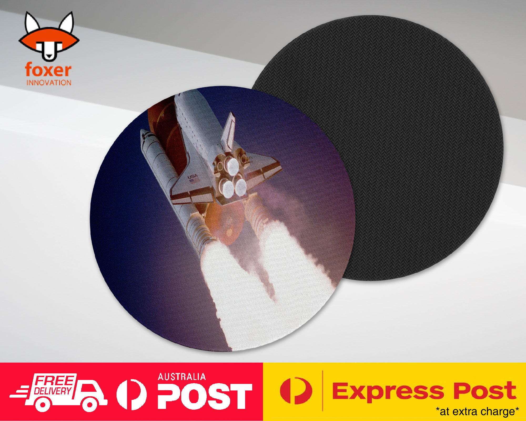 COASTER COFFEE DRINKING MAT|SPACE ROCKET LAUNCH