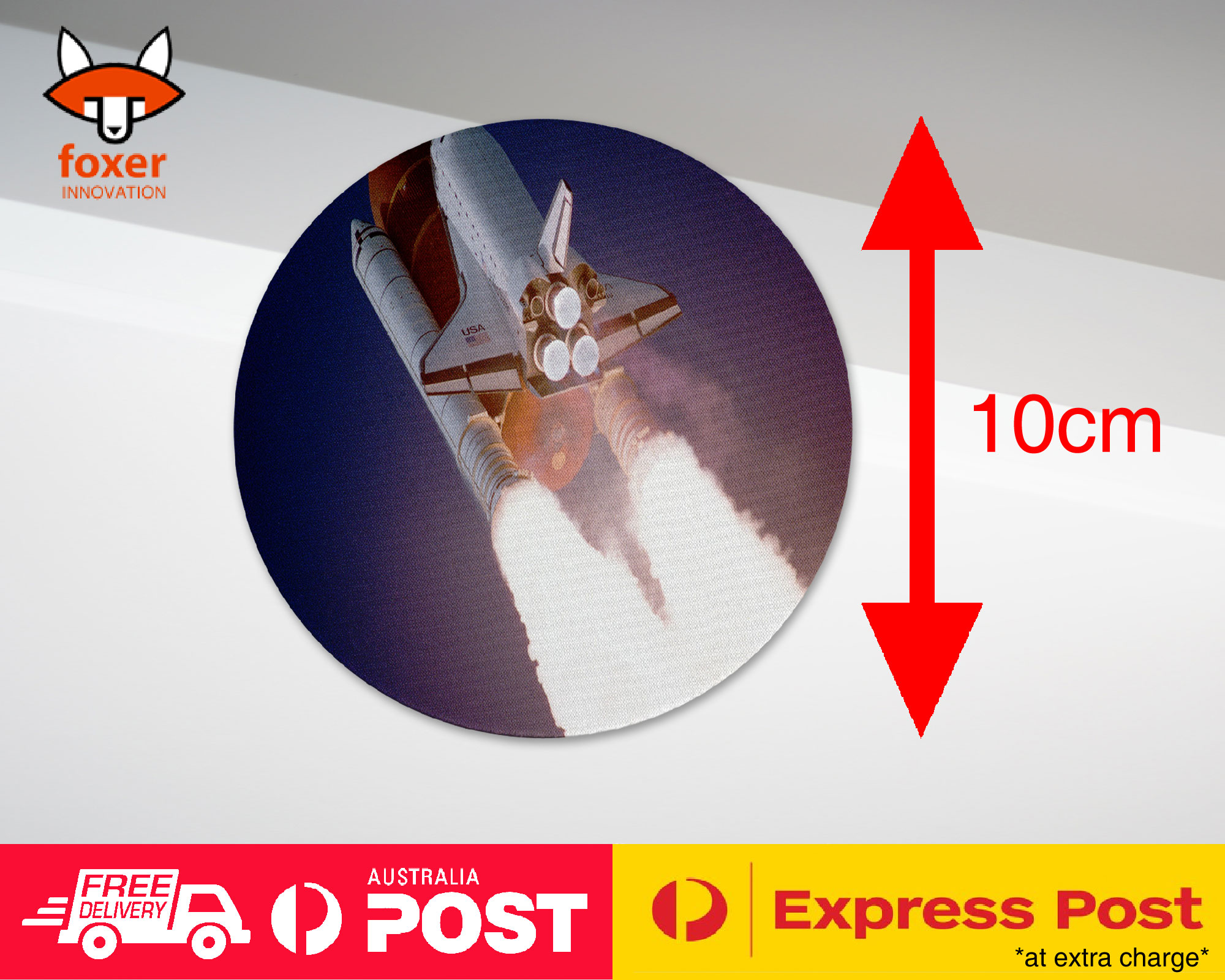 COASTER COFFEE DRINKING MAT|SPACE ROCKET LAUNCH