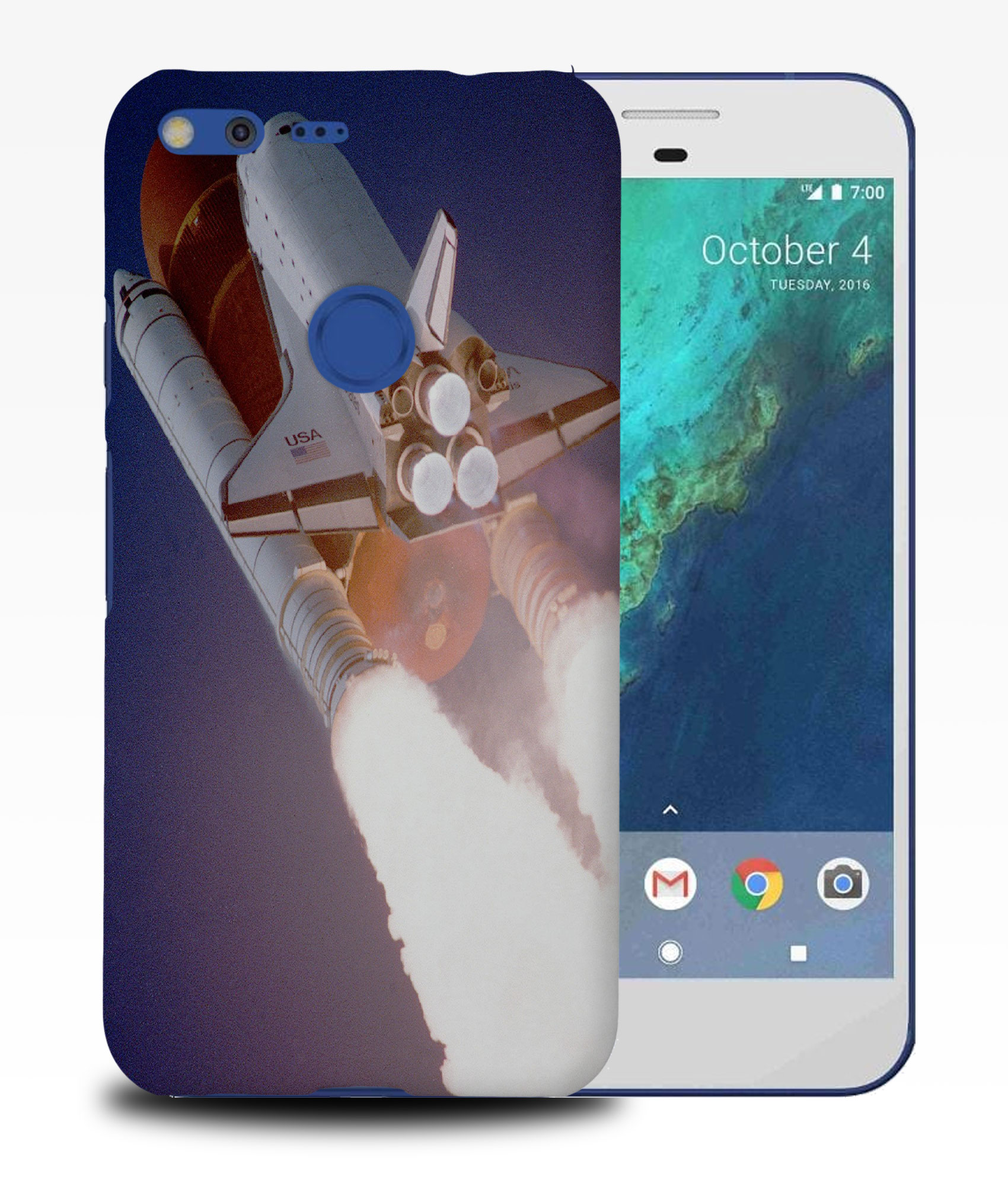 CASE COVER FOR GOOGLE PIXEL|SPACE ROCKET LAUNCH - Picture 10 of 11