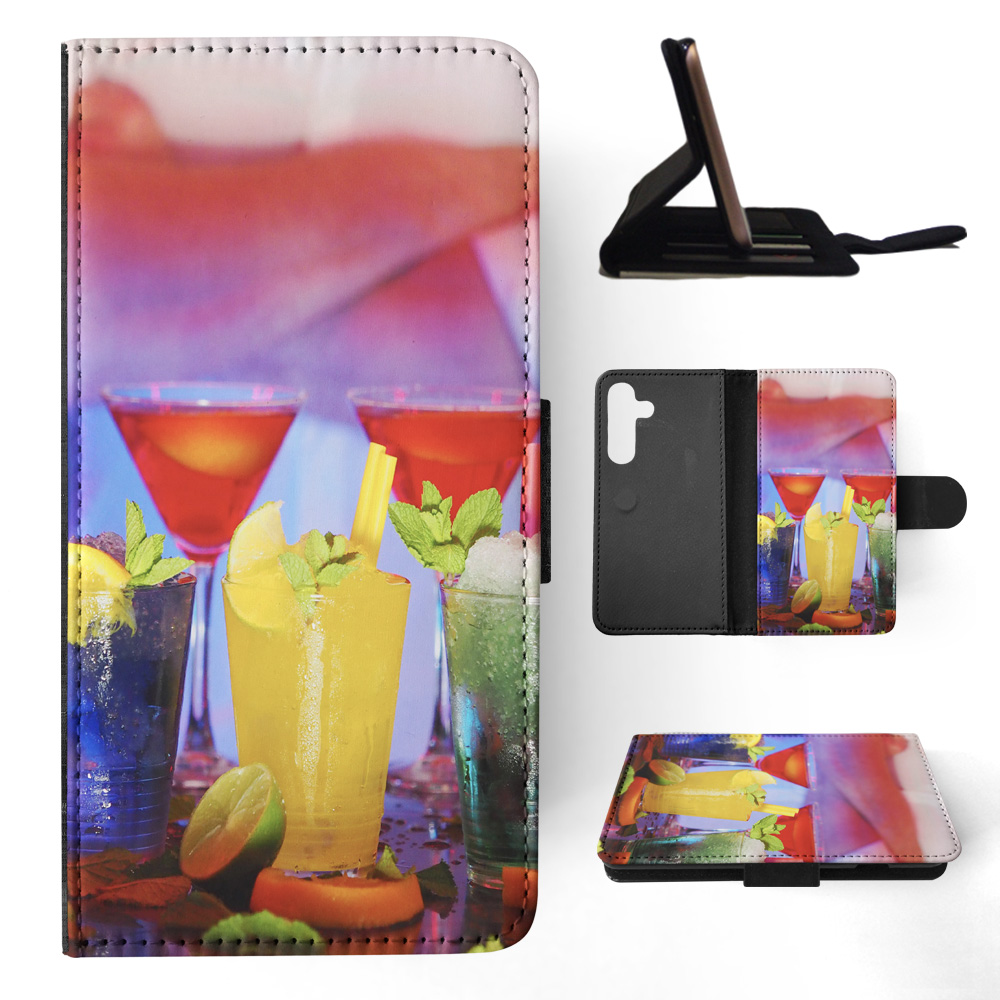 FLIP CASE FOR SAMSUNG GALAXY|ALCOHOL COCKTAILS MOCKTAILS - Picture 16 of 120
