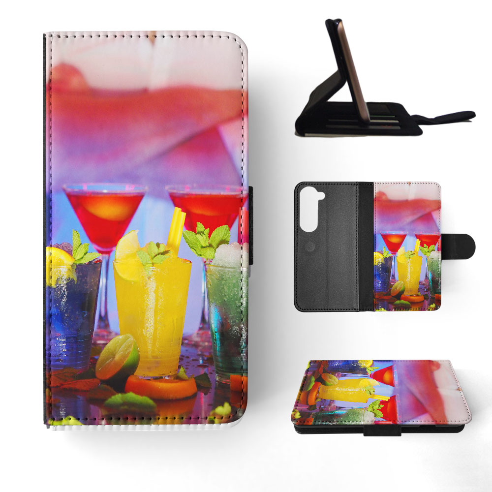 FLIP CASE FOR SAMSUNG GALAXY|ALCOHOL COCKTAILS MOCKTAILS - Picture 31 of 120