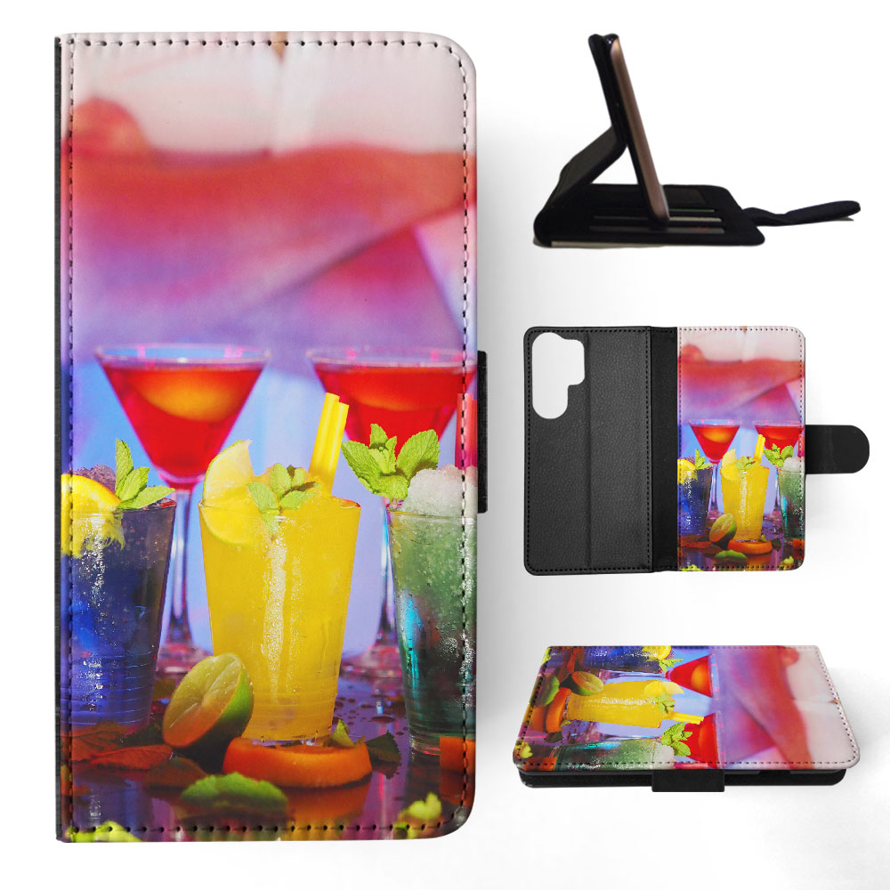 FLIP CASE FOR SAMSUNG GALAXY|ALCOHOL COCKTAILS MOCKTAILS - Picture 21 of 120