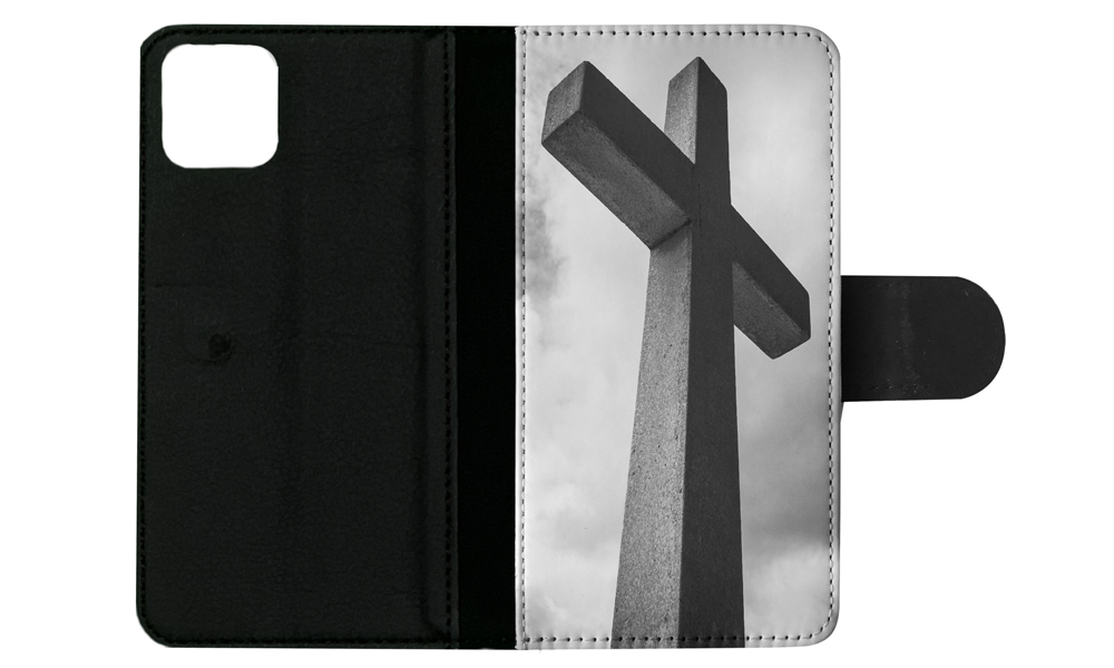 FLIP CASE FOR APPLE IPHONE|RELIGIOUS CROSS SIGN CHRISTIAN