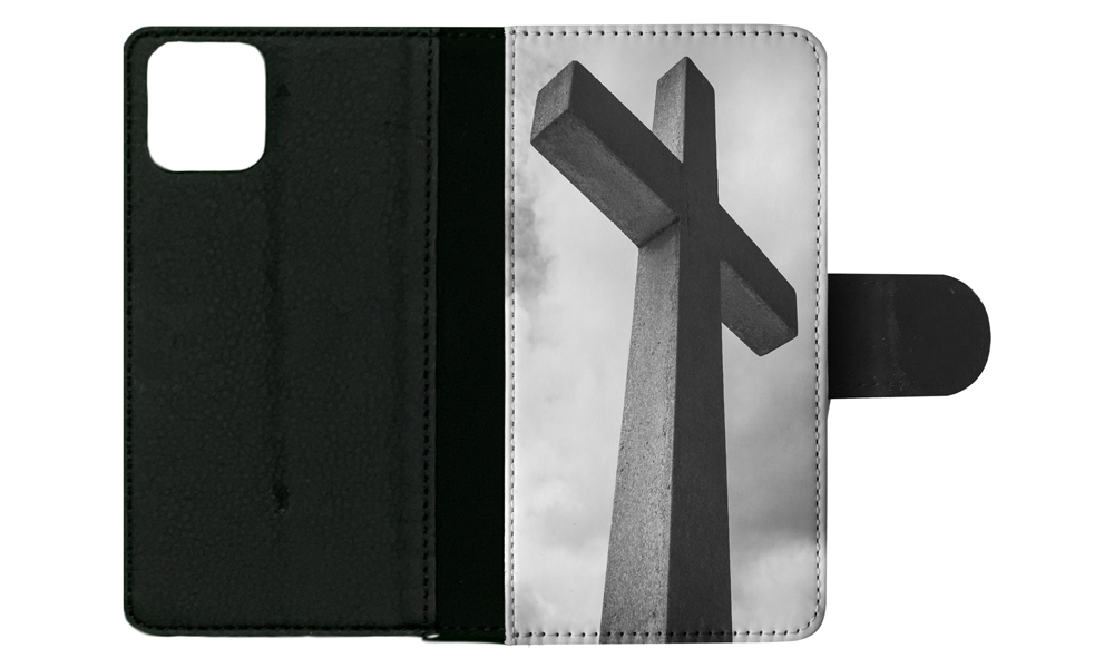 FLIP CASE FOR APPLE IPHONE|RELIGIOUS CROSS SIGN CHRISTIAN