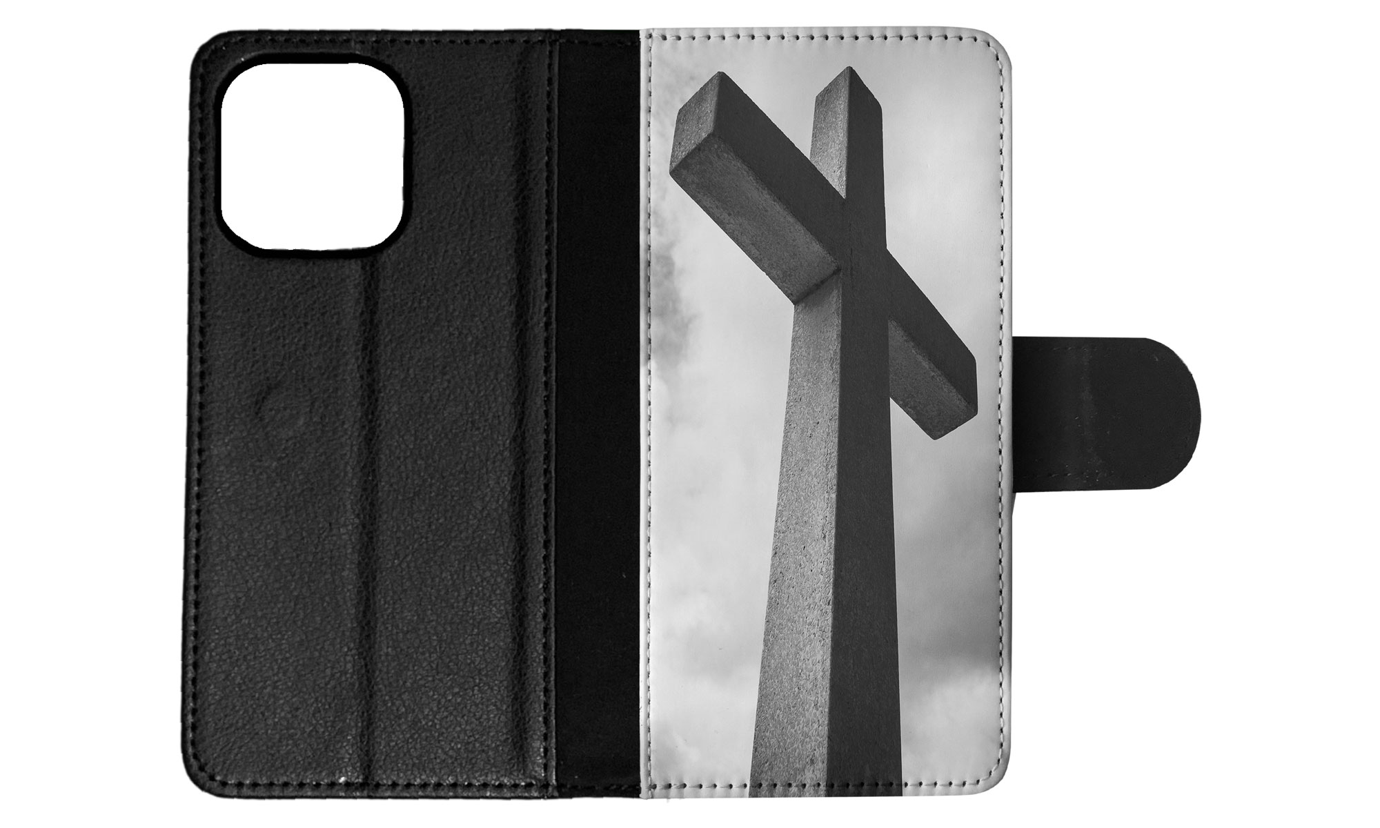 FLIP CASE FOR APPLE IPHONE|RELIGIOUS CROSS SIGN CHRISTIAN