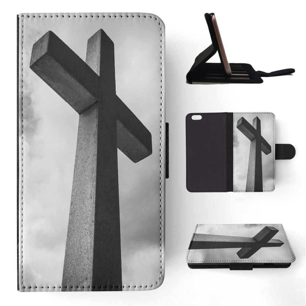 FLIP CASE FOR APPLE IPHONE|RELIGIOUS CROSS SIGN CHRISTIAN