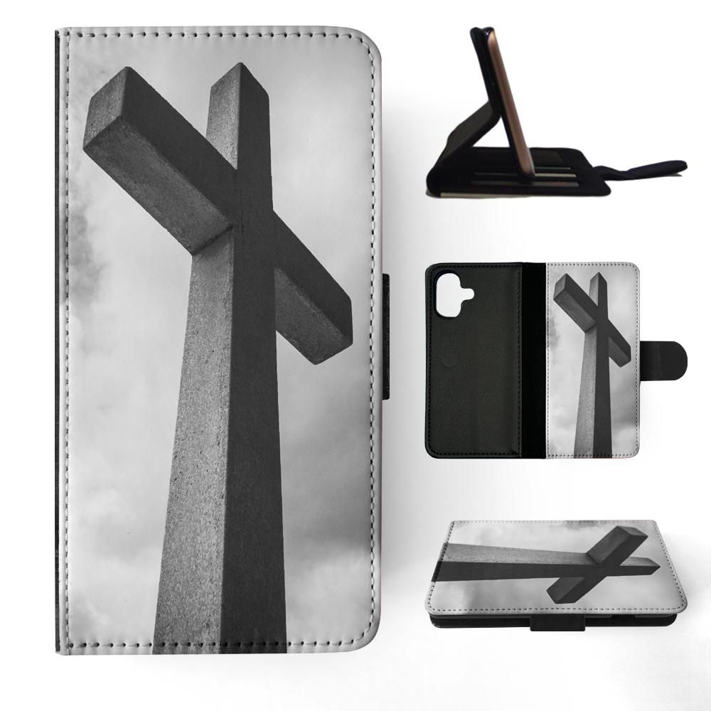 FLIP CASE FOR APPLE IPHONE|RELIGIOUS CROSS SIGN CHRISTIAN