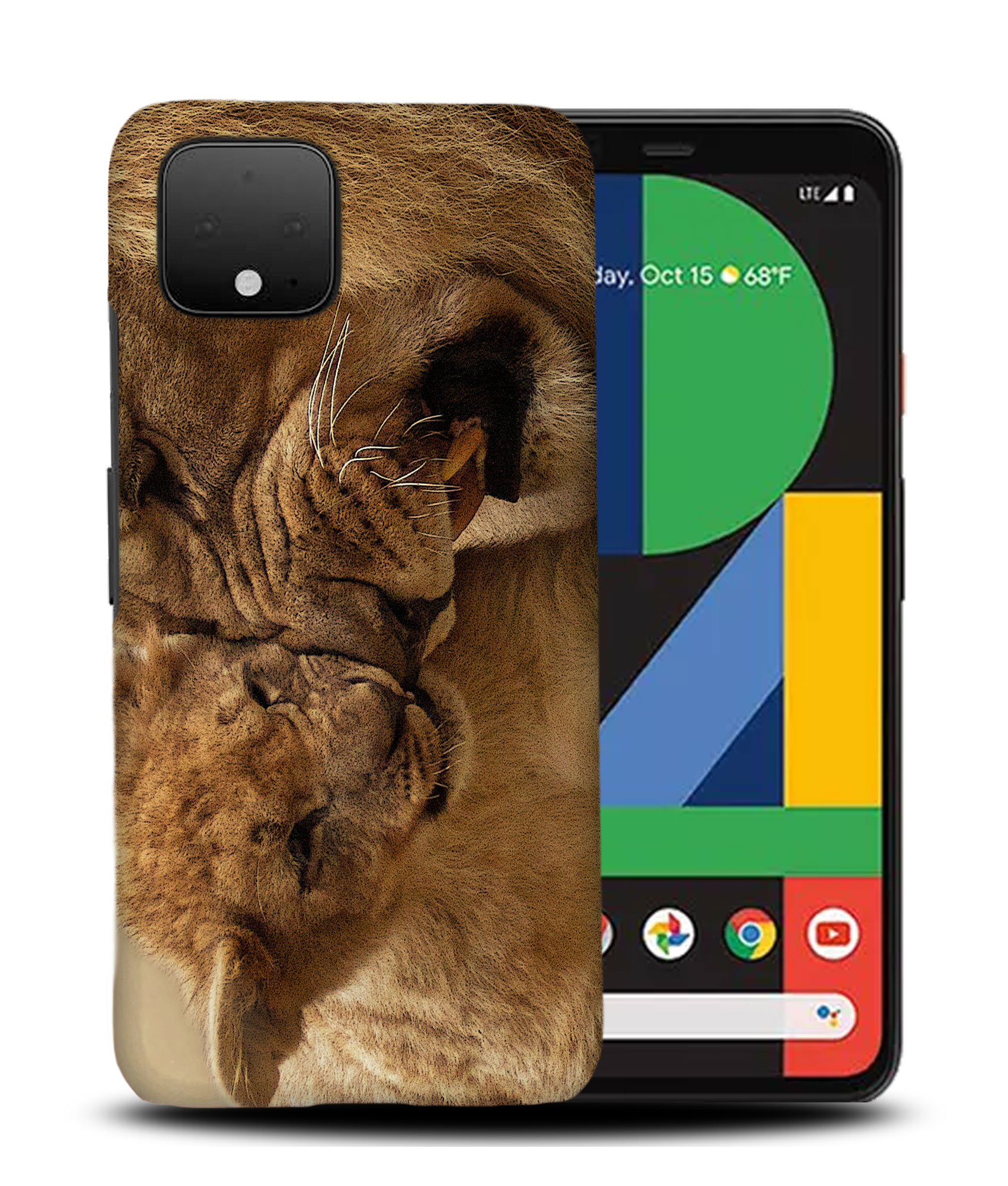 FUNDA FUNDA PARA GOOGLE PIXEL|LEÓN CON CACHORRO DE LEÓN BEBÉ - Imagen 5 de 11