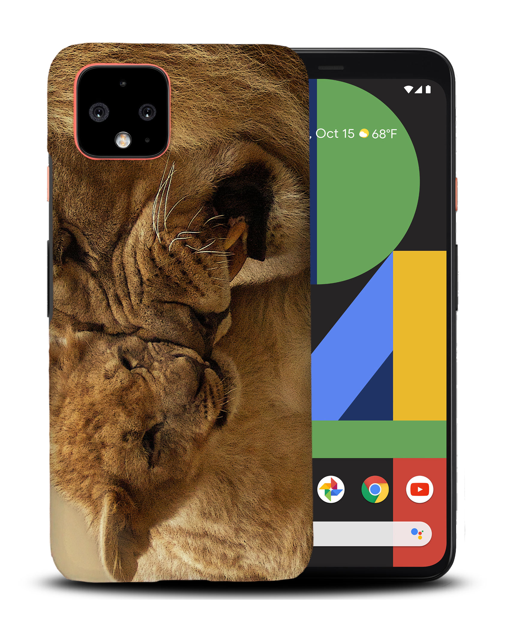 FUNDA FUNDA PARA GOOGLE PIXEL|LEÓN CON CACHORRO DE LEÓN BEBÉ - Imagen 4 de 11