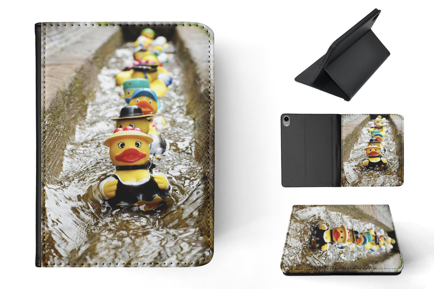 FUNDA FUNDA PARA APPLE IPAD|LINDOS ADORABLES PATOS DE GOMA - Imagen 6 de 55