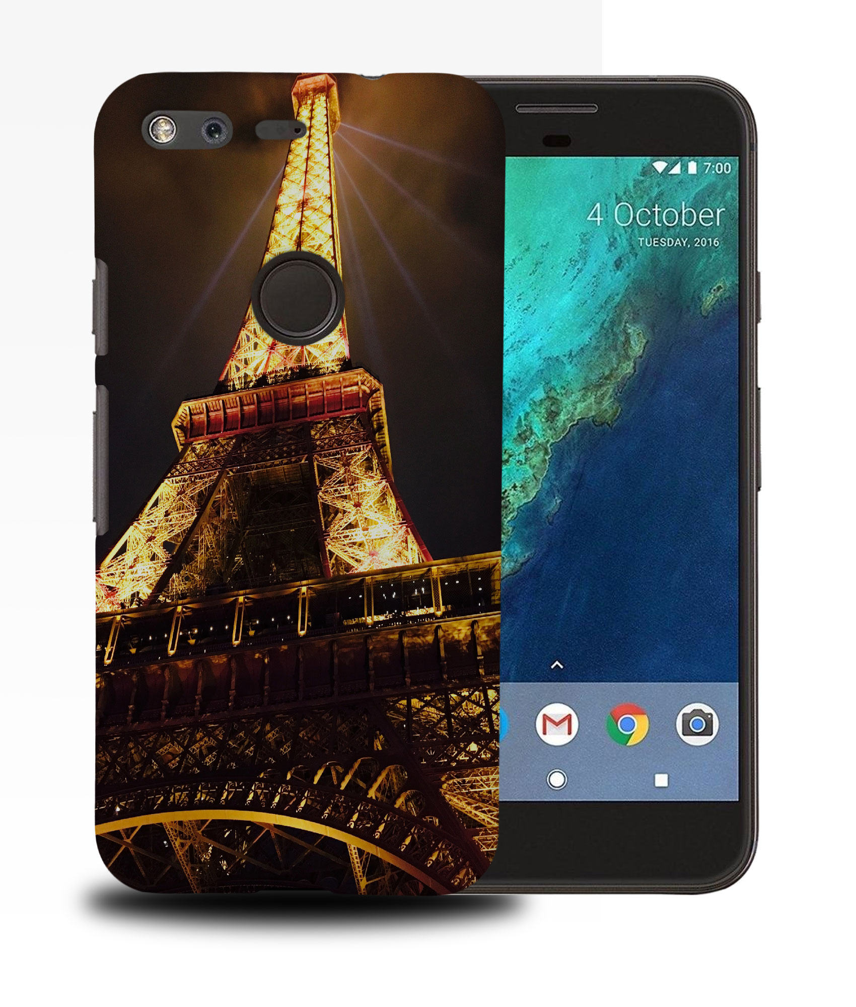 FUNDA PARA GOOGLE PIXEL|TORRE EIFFEL DE PARÍS ILUMINADA NOCHE - Imagen 11 de 11