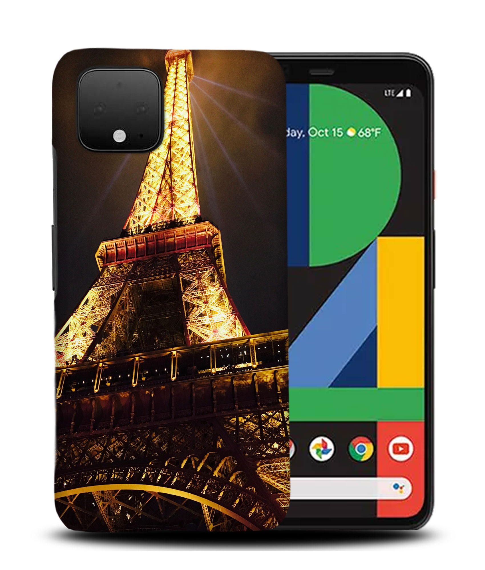 FUNDA PARA GOOGLE PIXEL|TORRE EIFFEL DE PARÍS ILUMINADA NOCHE - Imagen 5 de 11