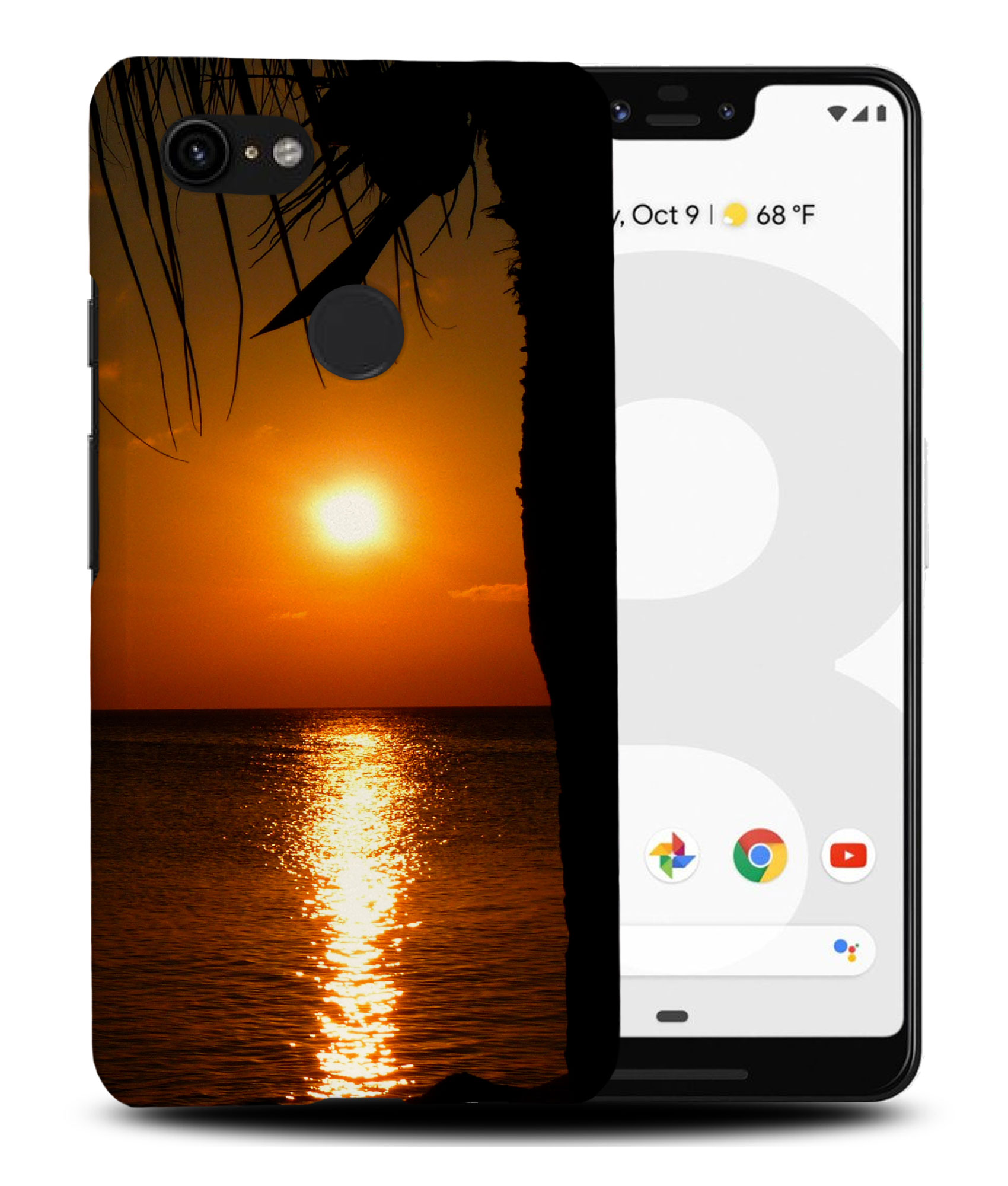 CASE COVER FOR GOOGLE PIXEL|COCONUT PALM TREE BY SUNSET - Picture 6 of 11