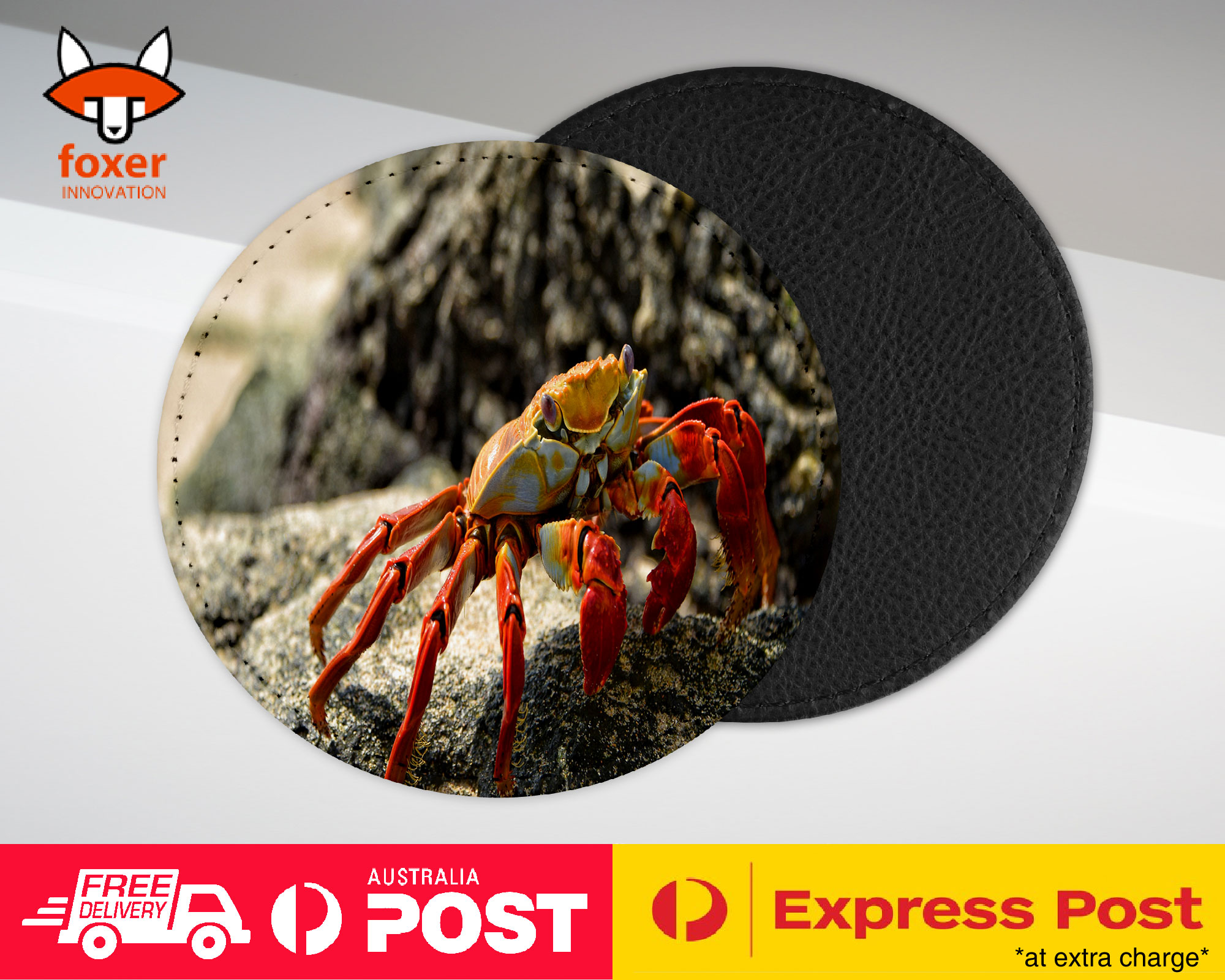 COASTER COFFEE DRINKING MAT|AQUATIC SEA CRAB