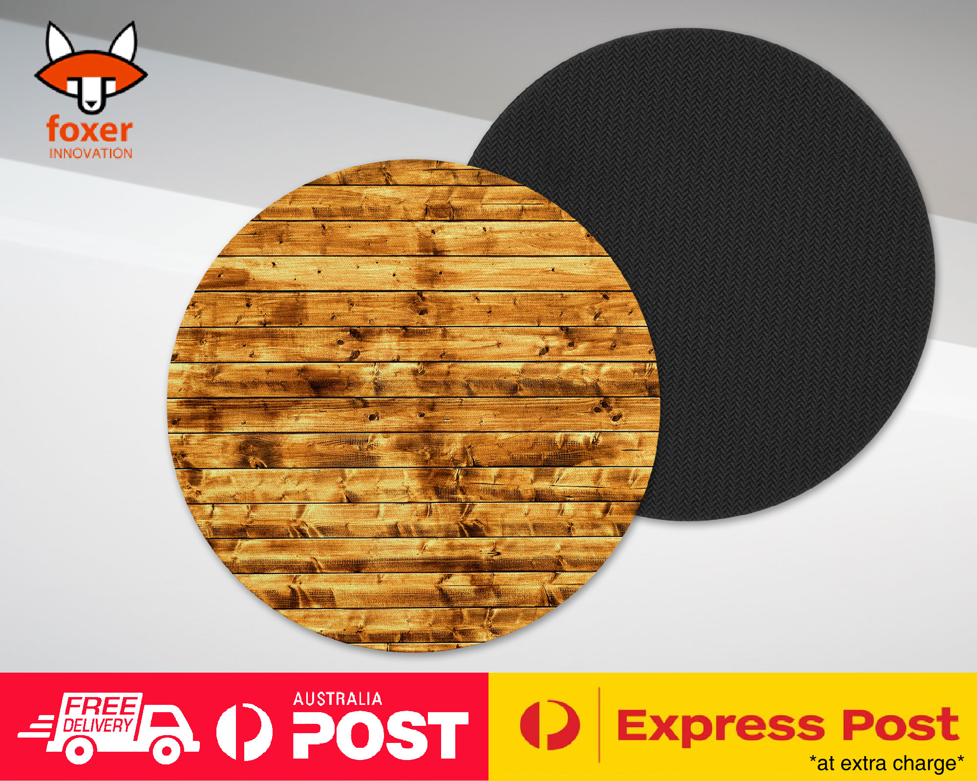COASTER COFFEE DRINKING MAT|WOOD(NOT REAL WOOD JUST IMAGE)#16