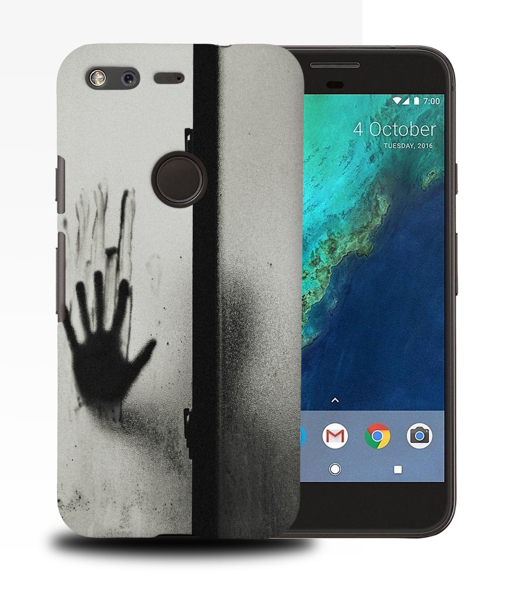 CASE COVER FOR GOOGLE PIXEL|EERIE CREEPY SCARY HANDPRINT - 第 11/11 張圖片