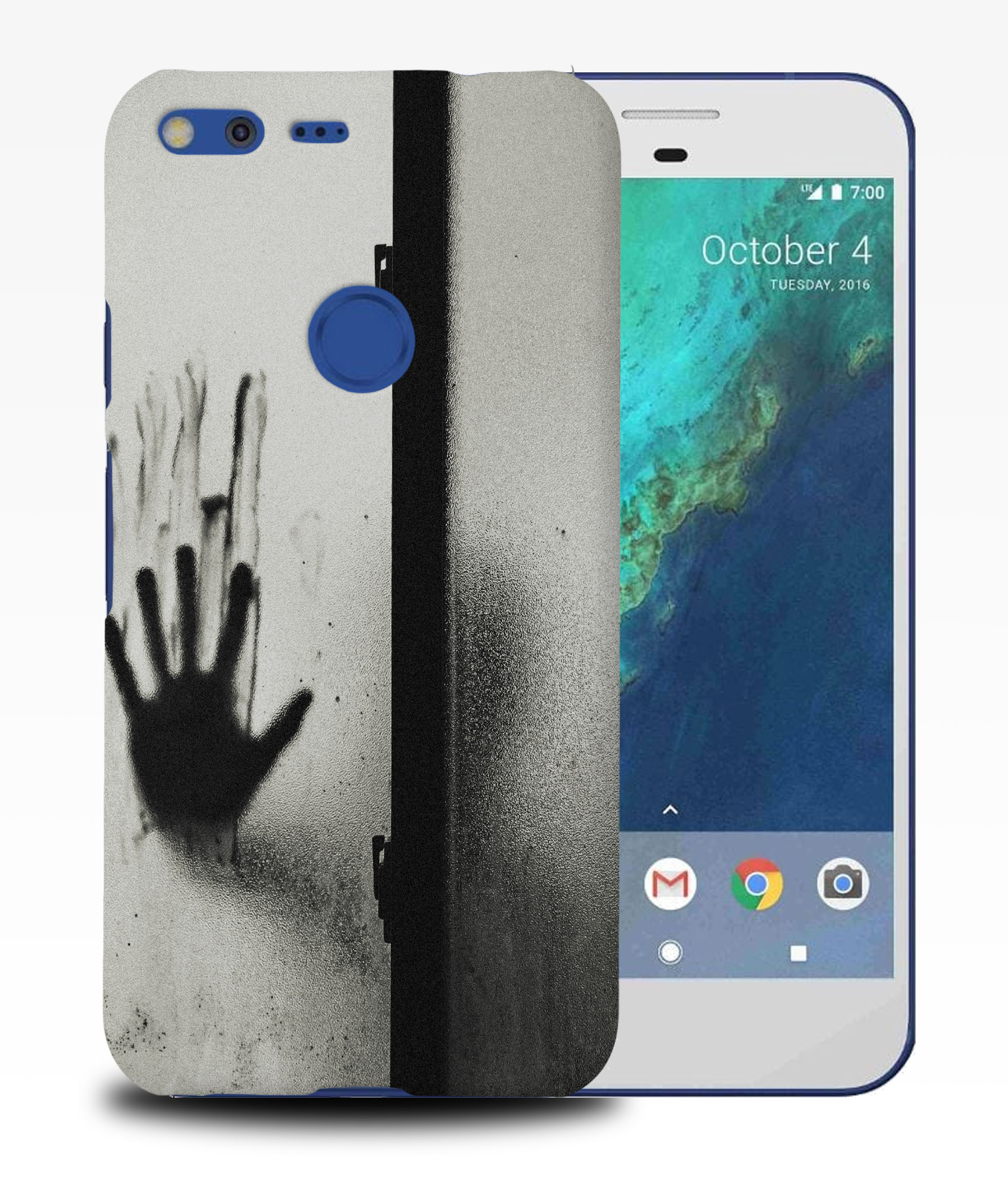 CASE COVER FOR GOOGLE PIXEL|EERIE CREEPY SCARY HANDPRINT - 第 10/11 張圖片