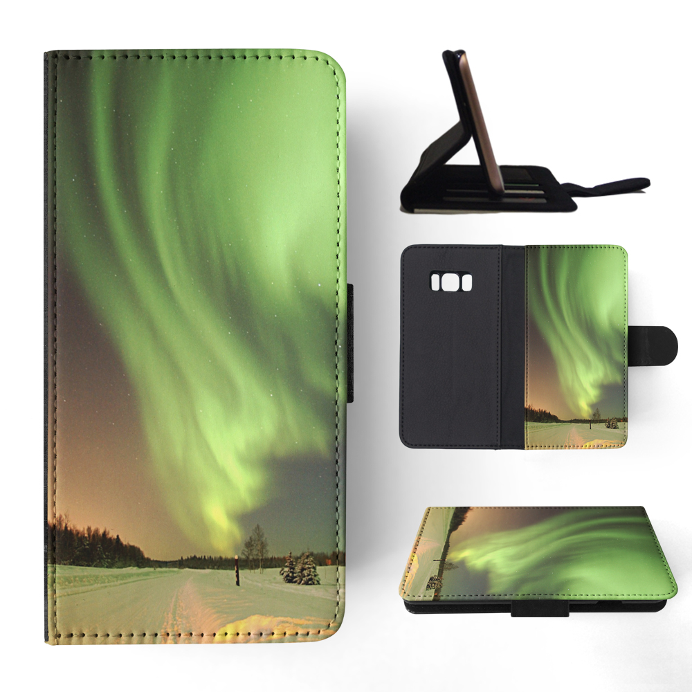 FLIP CASE FOR SAMSUNG GALAXY|AURORA BOREALIS NORTHEN LIGHTS 2 - Picture 106 of 120