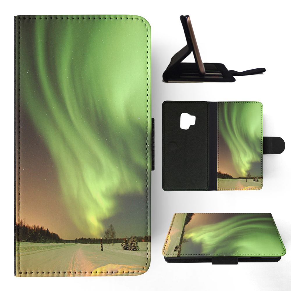 FLIP CASE FOR SAMSUNG GALAXY|AURORA BOREALIS NORTHEN LIGHTS 2 - Picture 96 of 120