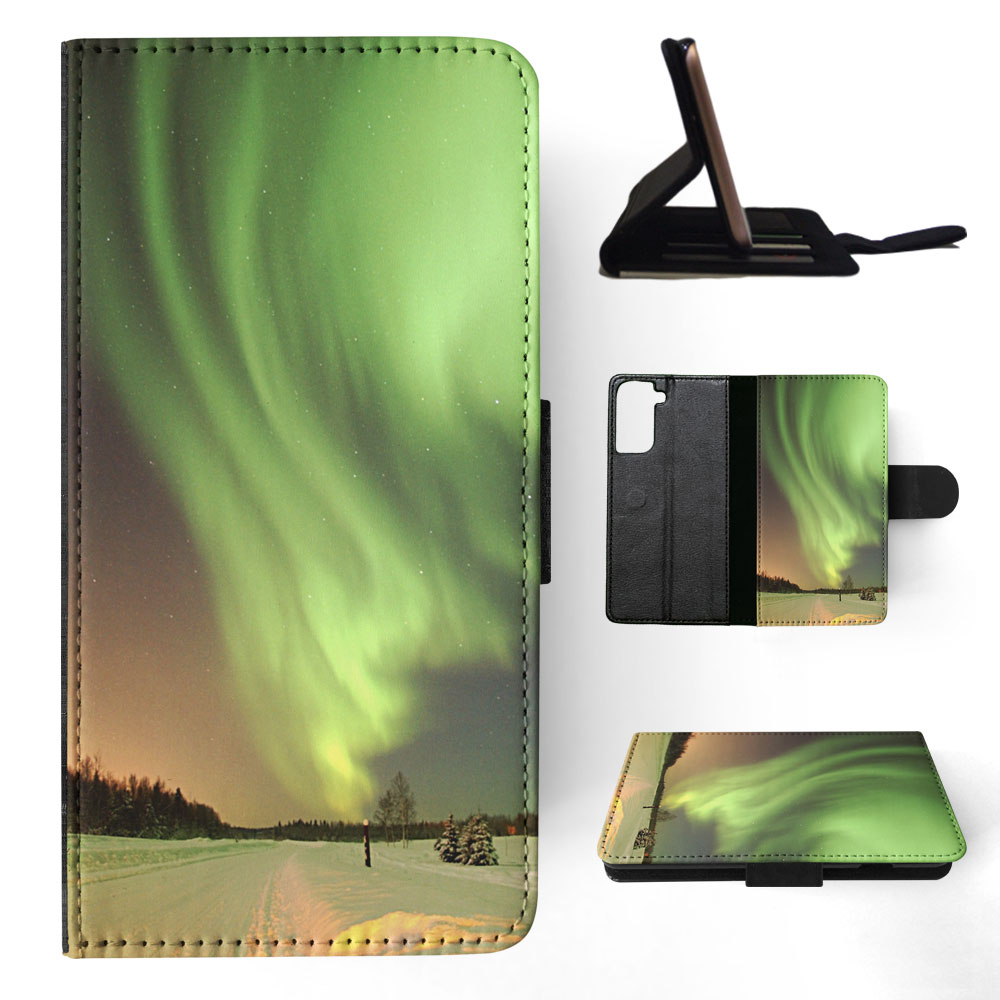 FLIP CASE FOR SAMSUNG GALAXY|AURORA BOREALIS NORTHEN LIGHTS 2 - Picture 61 of 120