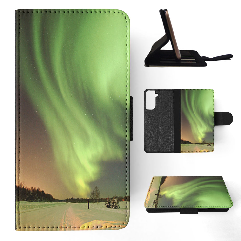 FLIP CASE FOR SAMSUNG GALAXY|AURORA BOREALIS NORTHEN LIGHTS 2 - Picture 56 of 120