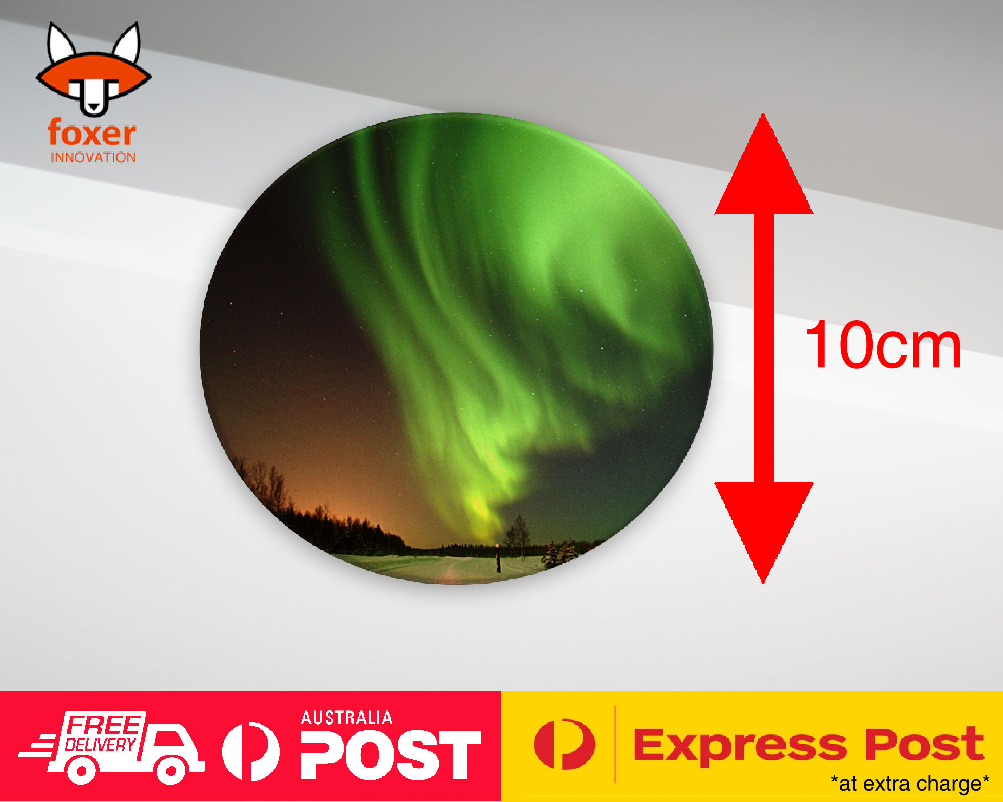 COASTER COFFEE DRINKING MAT|AURORA BOREALIS NORTHEN LIGHTS 2