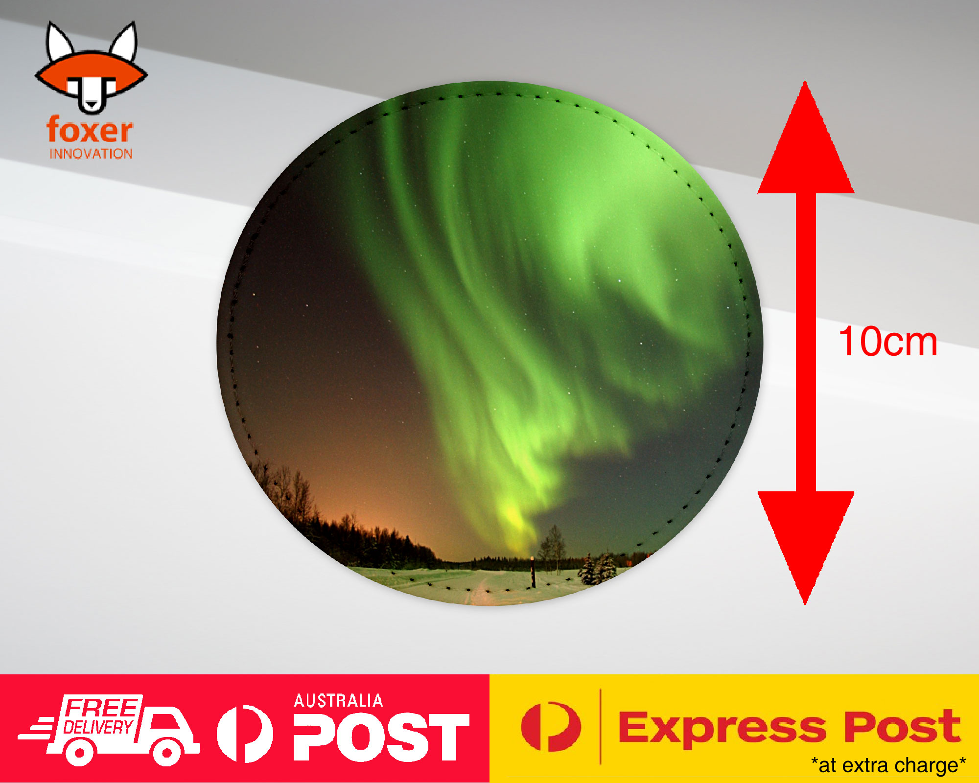 COASTER COFFEE DRINKING MAT|AURORA BOREALIS NORTHEN LIGHTS 2