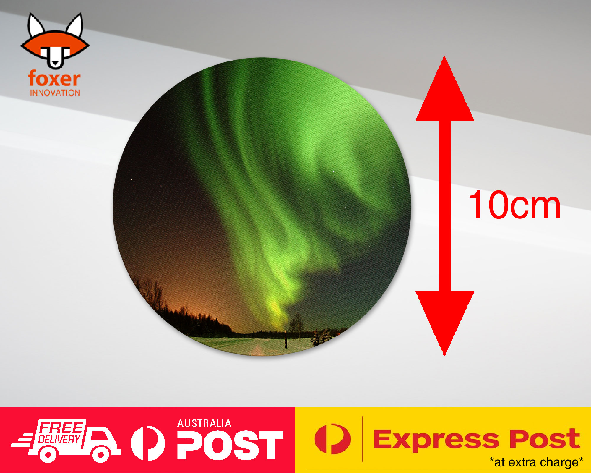 COASTER COFFEE DRINKING MAT|AURORA BOREALIS NORTHEN LIGHTS 2