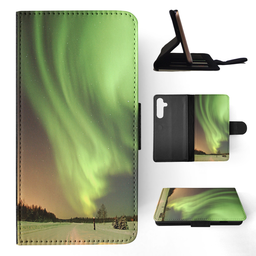 FLIP CASE FOR SAMSUNG GALAXY|AURORA BOREALIS NORTHEN LIGHTS 2 - Picture 11 of 120