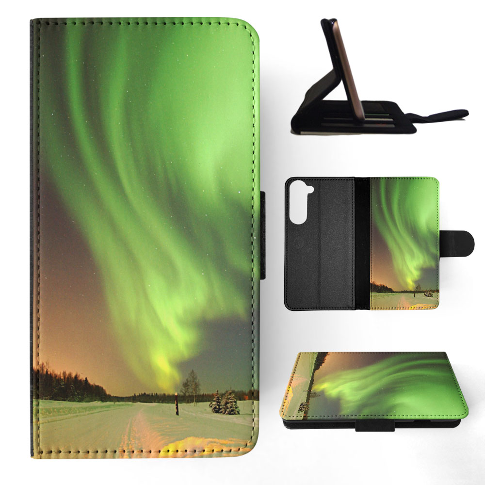 FLIP CASE FOR SAMSUNG GALAXY|AURORA BOREALIS NORTHEN LIGHTS 2 - Picture 26 of 120
