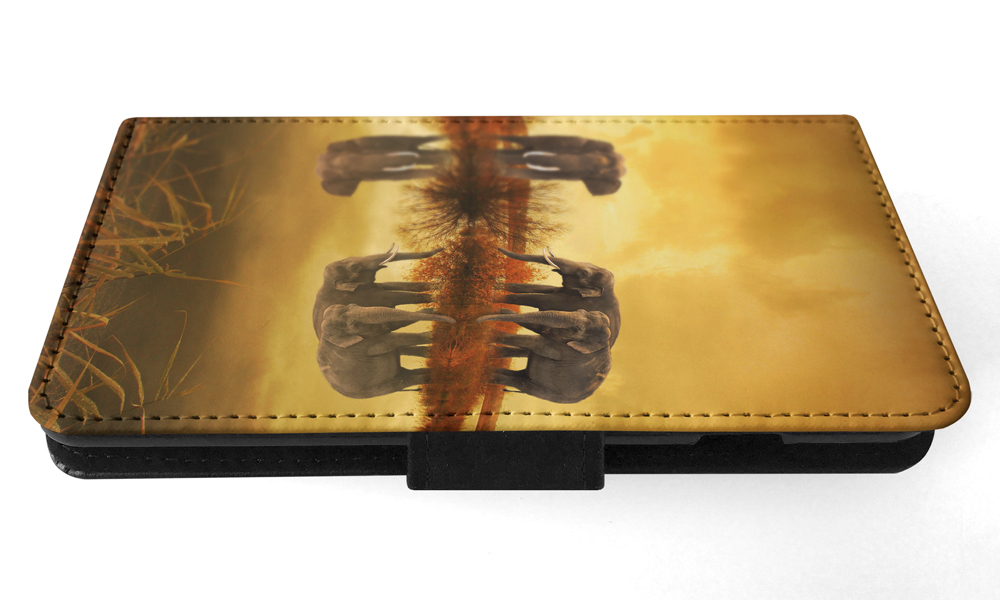 FLIP CASE FOR SAMSUNG GALAXY|AFRICAN ELEPHANT FAMILY BY LAKE - Picture 108 of 120