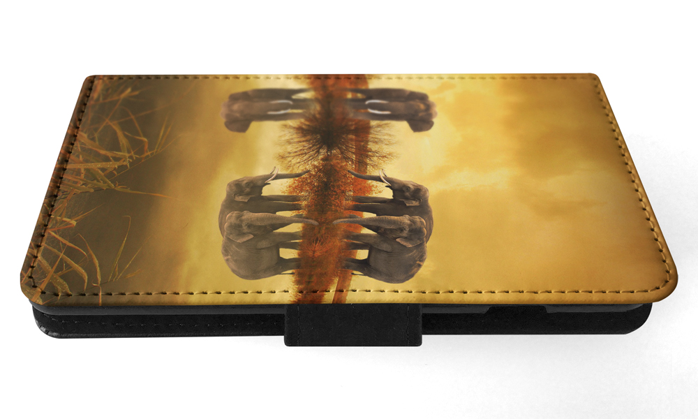 FLIP CASE FOR SAMSUNG GALAXY|AFRICAN ELEPHANT FAMILY BY LAKE - Picture 93 of 120