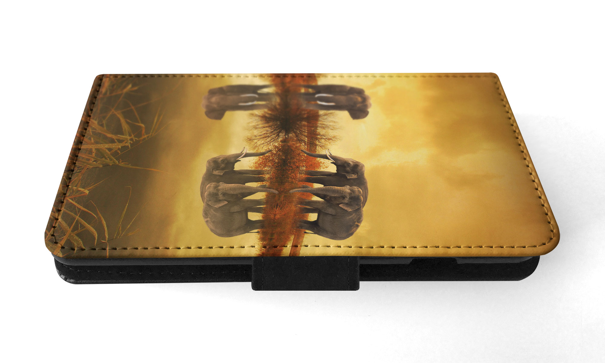 FLIP CASE FOR SAMSUNG GALAXY|AFRICAN ELEPHANT FAMILY BY LAKE - Picture 48 of 120