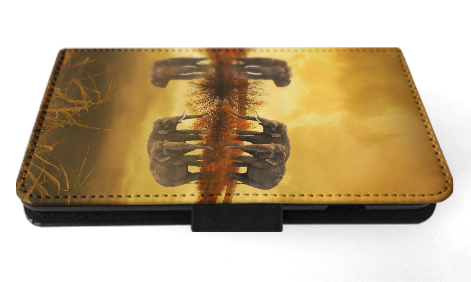 FLIP CASE FOR SAMSUNG GALAXY|AFRICAN ELEPHANT FAMILY BY LAKE - Picture 28 of 120