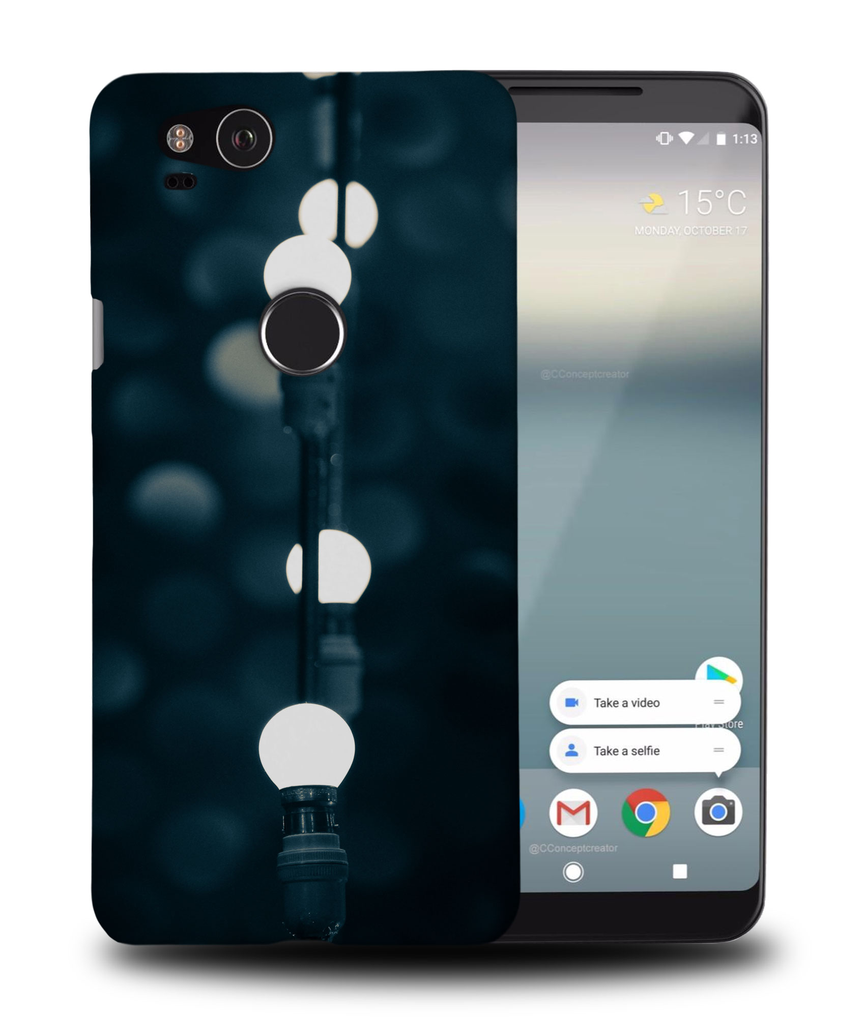 CASE COVER FOR GOOGLE PIXEL|BUNCH OF LIGHTBULBS HANGING - Picture 9 of 11