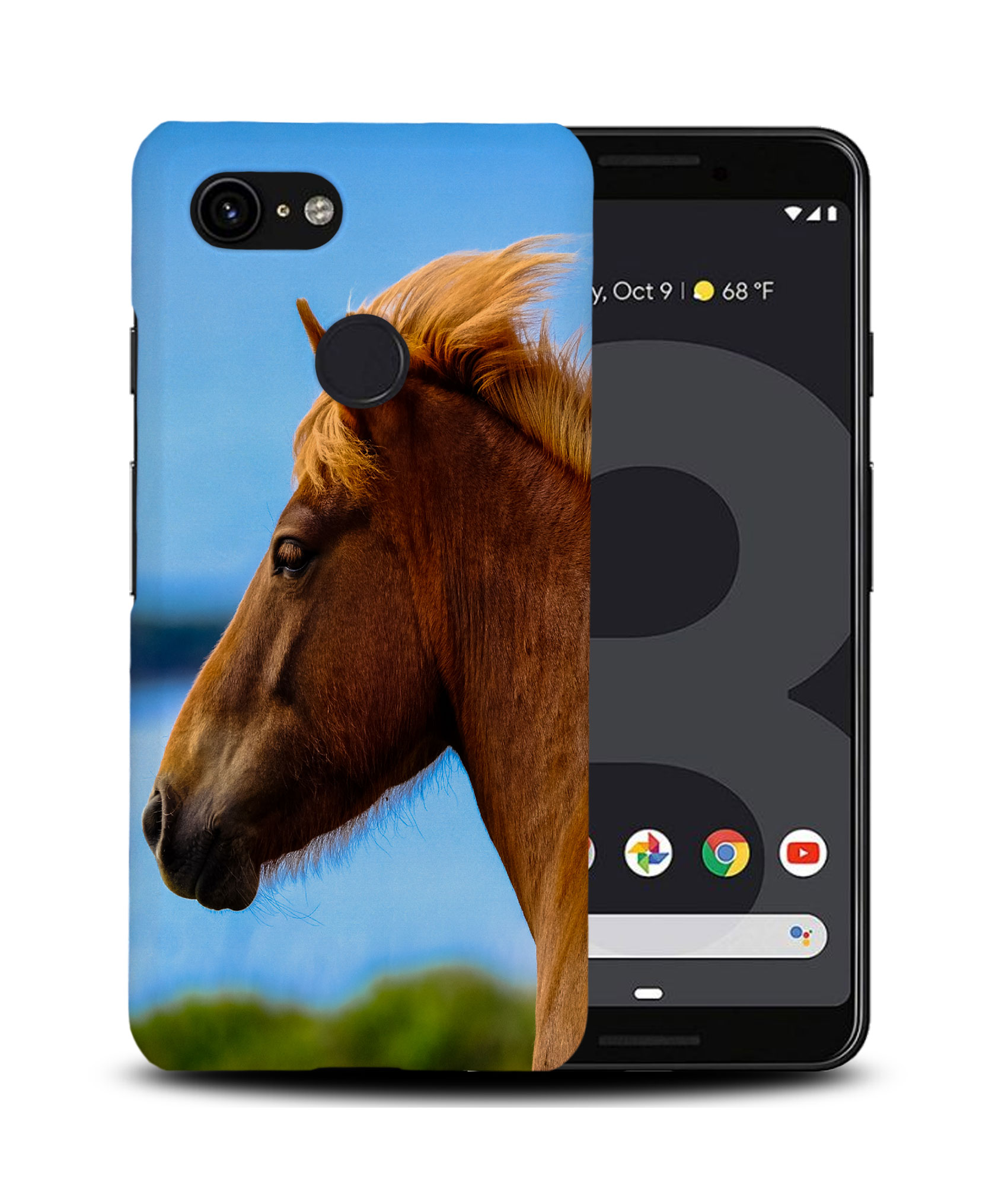 CASE COVER FOR GOOGLE PIXEL|BEAUTIFUL BROWN HORSE HEAD - Picture 7 of 11