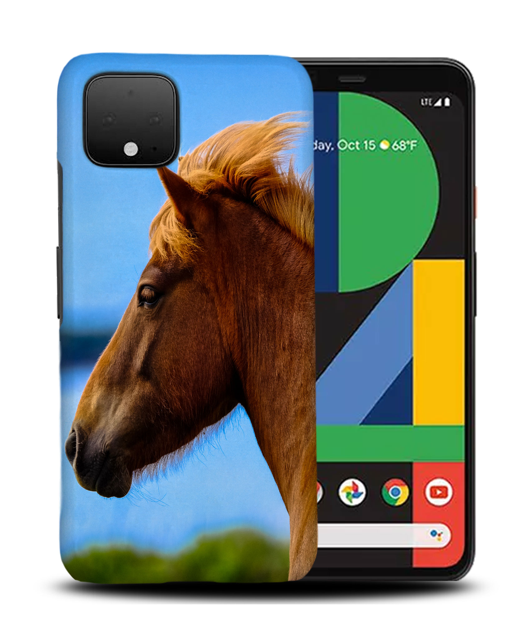 CASE COVER FOR GOOGLE PIXEL|BEAUTIFUL BROWN HORSE HEAD - Picture 5 of 11