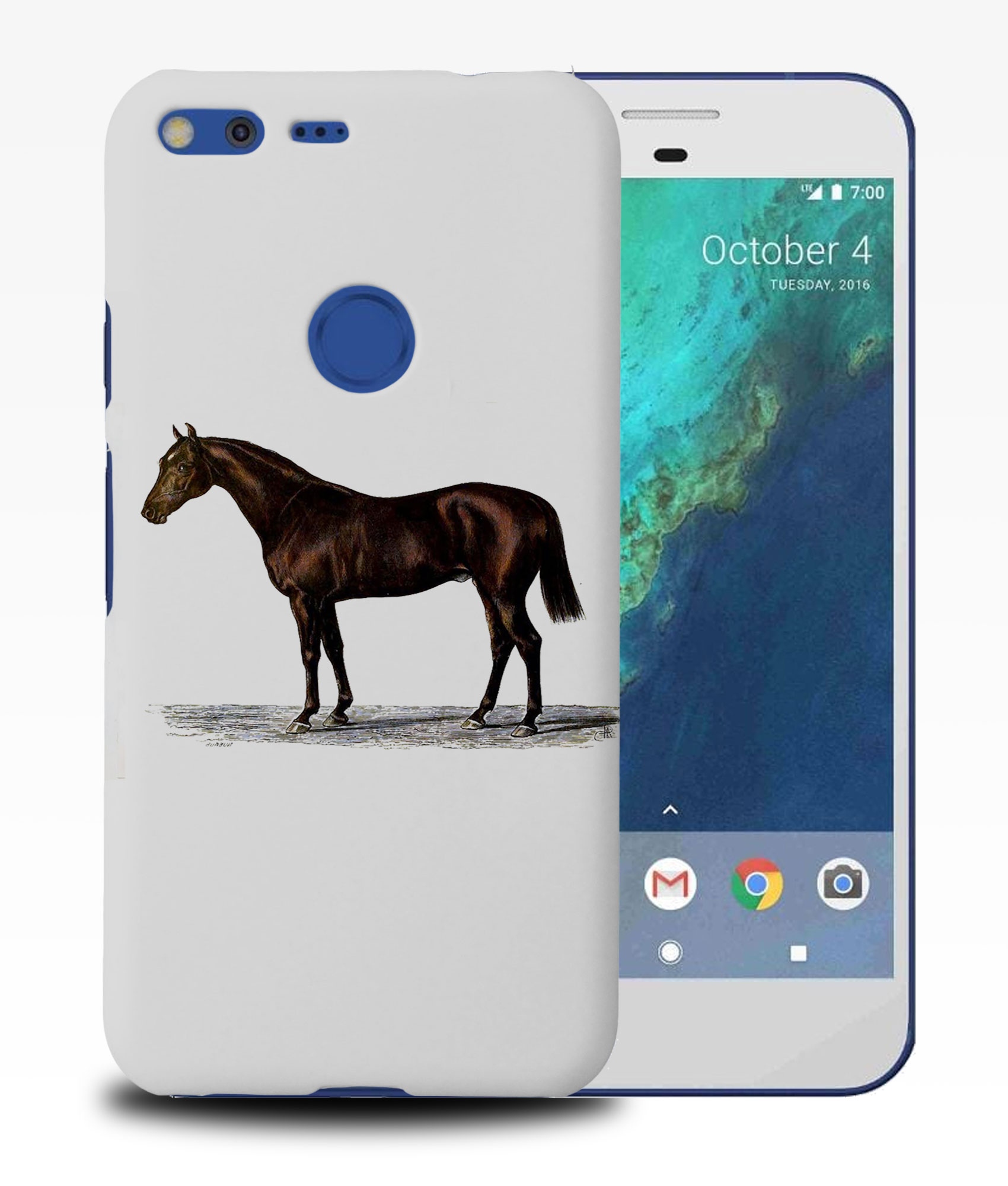CASE COVER FOR GOOGLE PIXEL|HORSE SKETCH ART - Picture 10 of 11