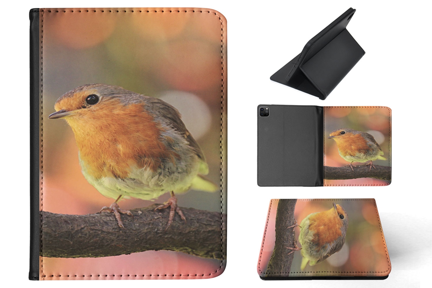 CASE COVER FOR APPLE IPAD|CUTE COLORFUL BIRD ON BRANCH - Imagen 36 de 55
