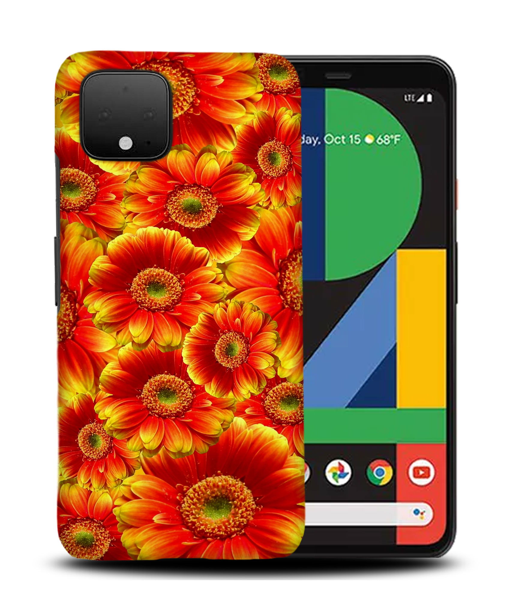 CASE COVER FOR GOOGLE PIXEL|RED AND YELLOW SUNFLOWER FLOWER - Picture 5 of 11