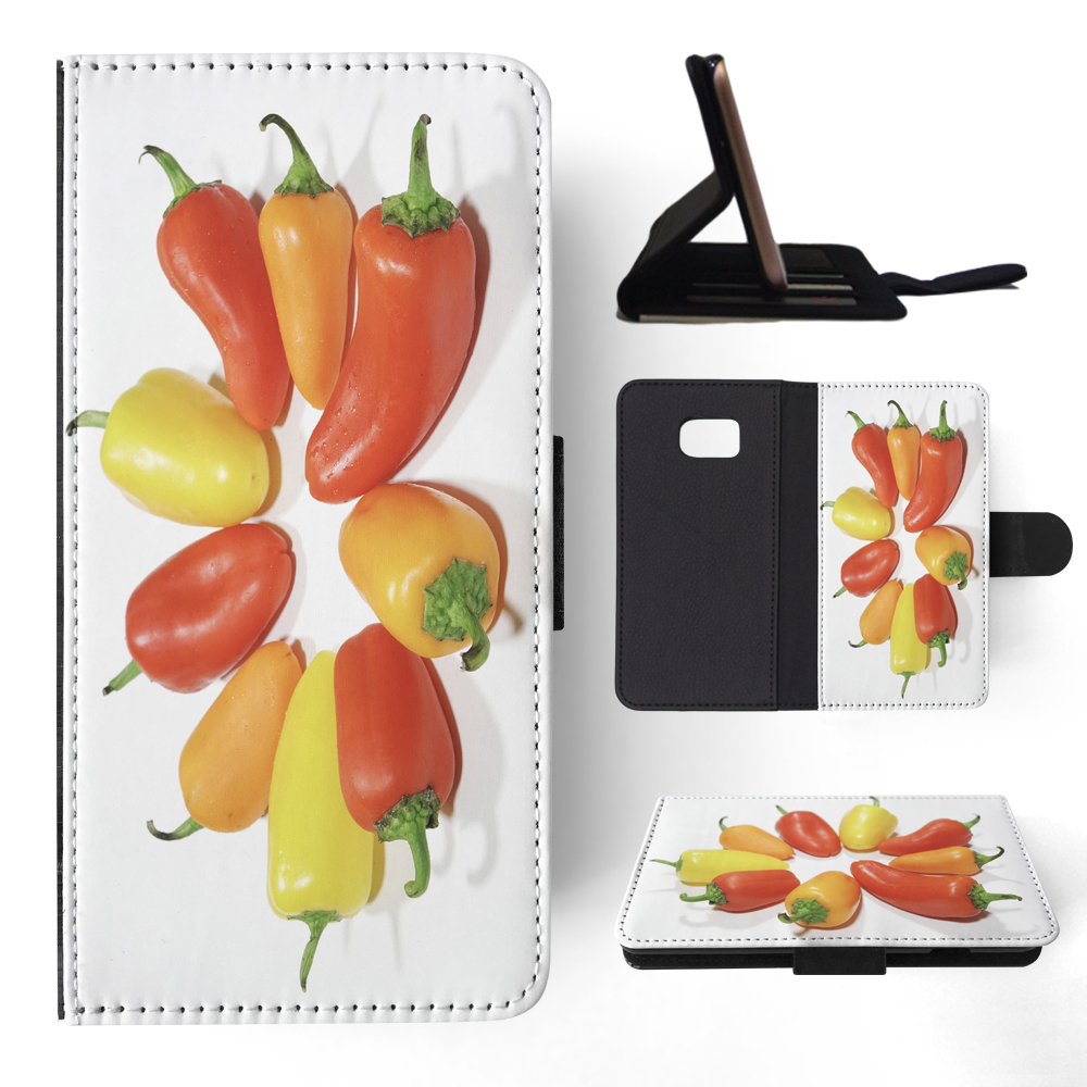 FLIP CASE FOR SAMSUNG GALAXY|YELLOW, RED AND ORANGE CAPSICUM - Picture 111 of 120