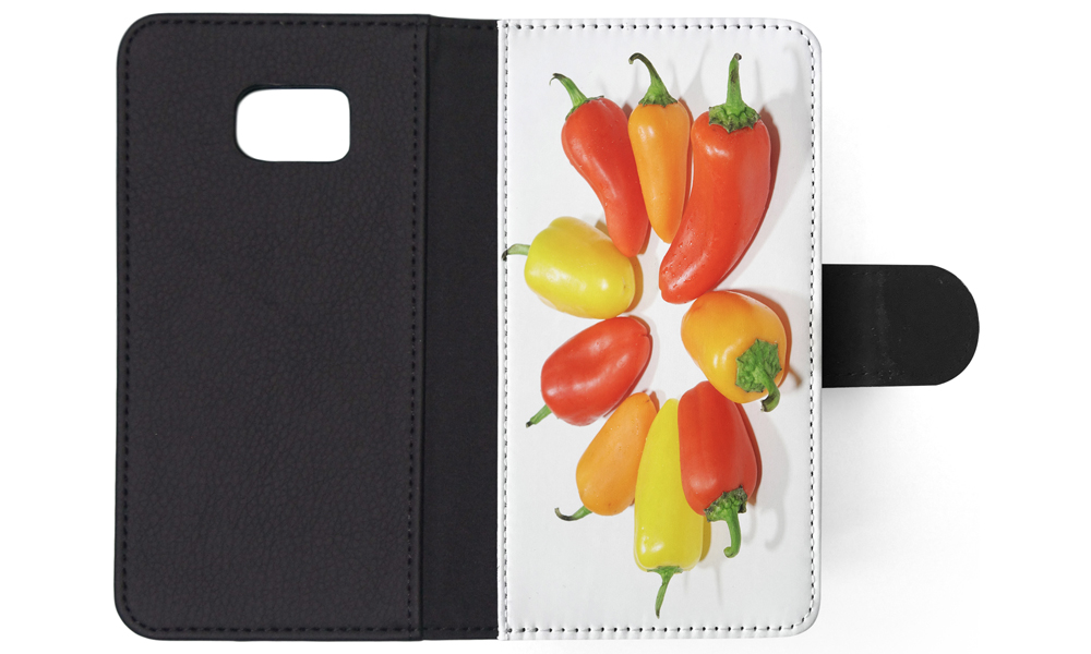 FLIP CASE FOR SAMSUNG GALAXY|YELLOW, RED AND ORANGE CAPSICUM - Picture 114 of 120