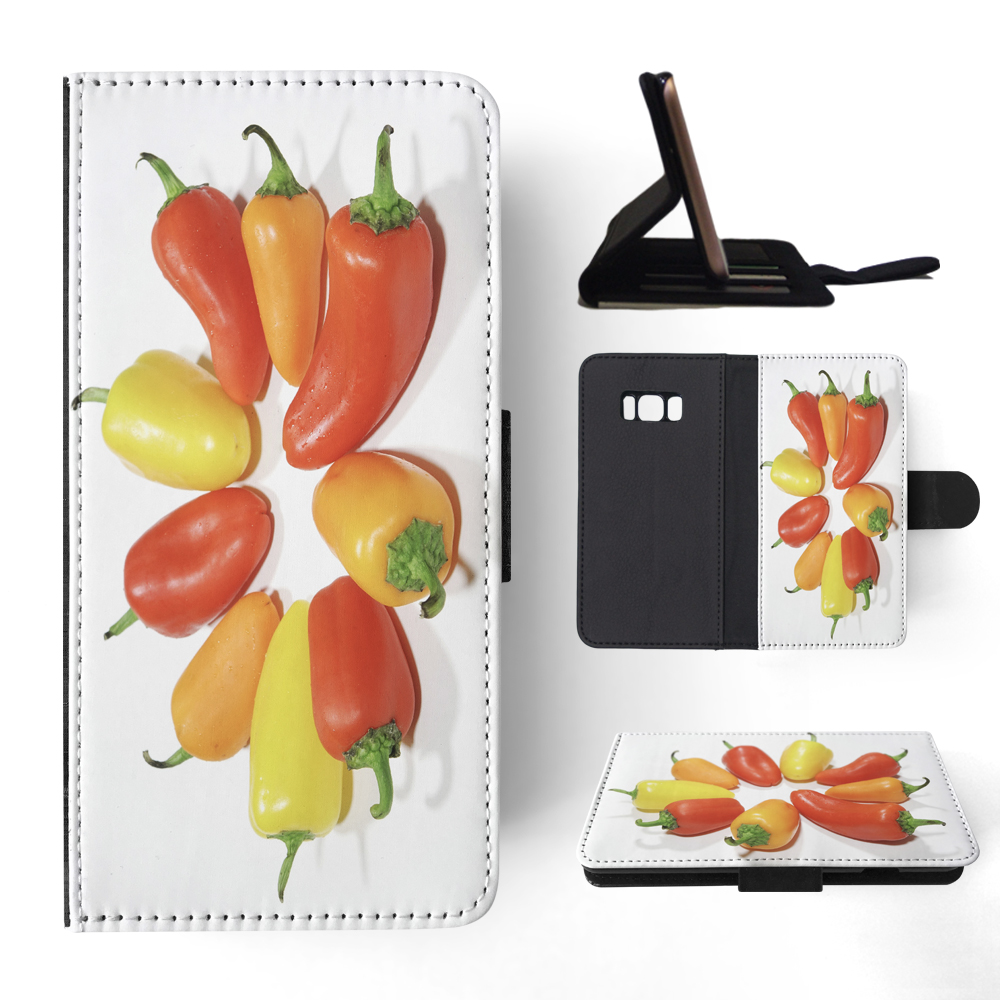 FLIP CASE FOR SAMSUNG GALAXY|YELLOW, RED AND ORANGE CAPSICUM - Picture 106 of 120
