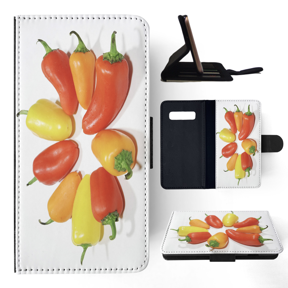 FLIP CASE FOR SAMSUNG GALAXY|YELLOW, RED AND ORANGE CAPSICUM - Picture 81 of 120