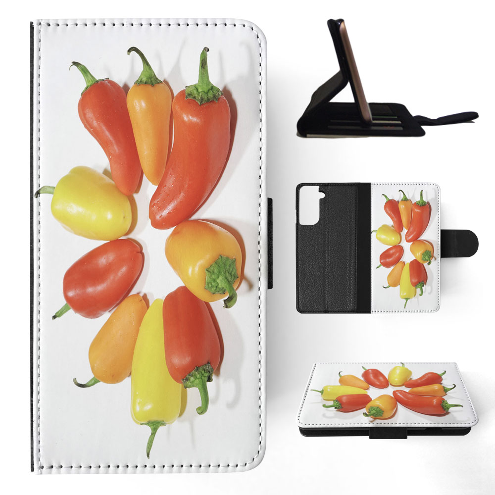 FLIP CASE FOR SAMSUNG GALAXY|YELLOW, RED AND ORANGE CAPSICUM - Picture 56 of 120