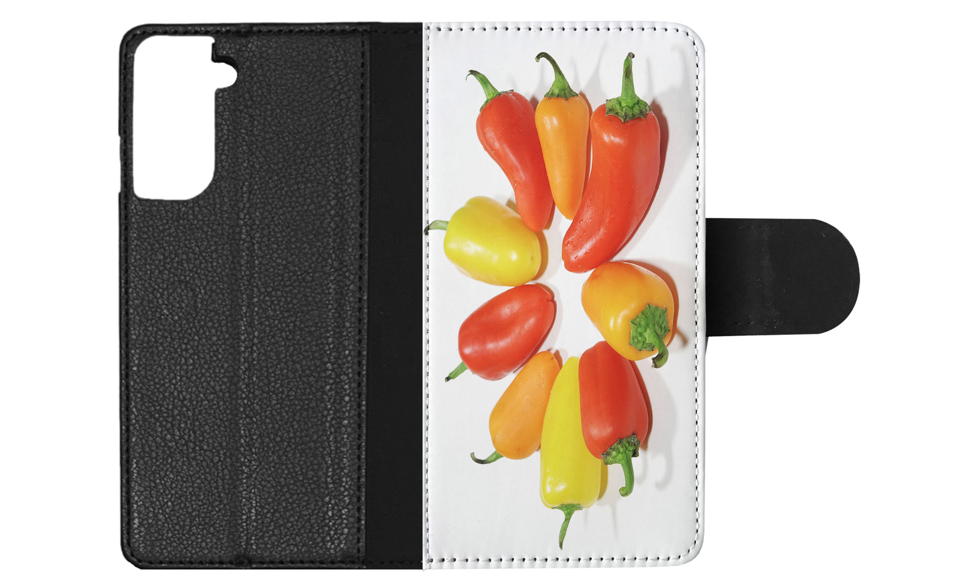 FLIP CASE FOR SAMSUNG GALAXY|YELLOW, RED AND ORANGE CAPSICUM - Picture 59 of 120